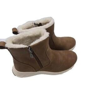 Khombu Women‎ 8 Chestnut Water Repellent Memory Foam Insole